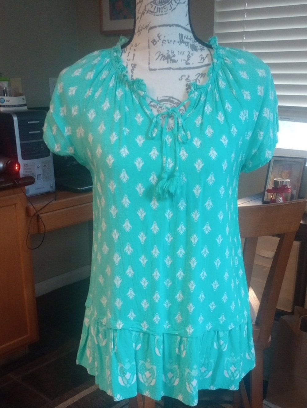 St. John's Bay Mint Blouse